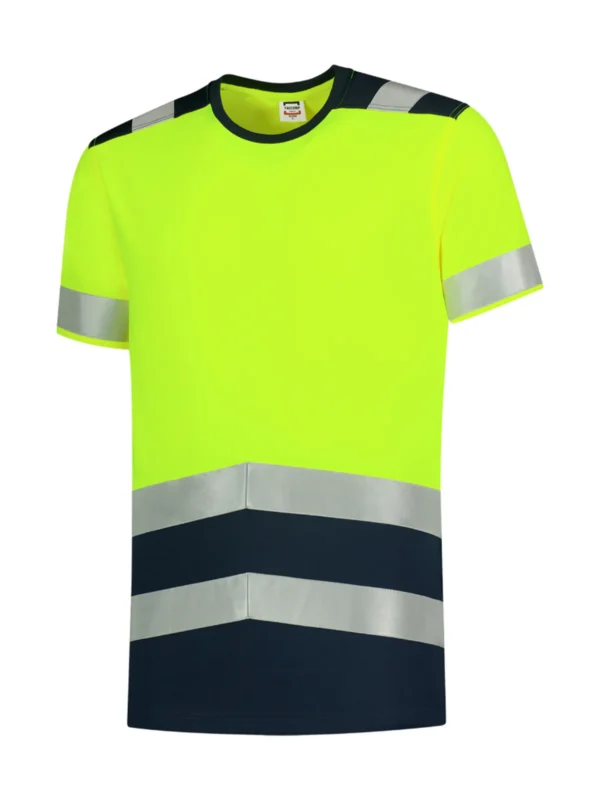 Koszulka robocza ostrzegawcza High Vis Bicolor Malfini żółta