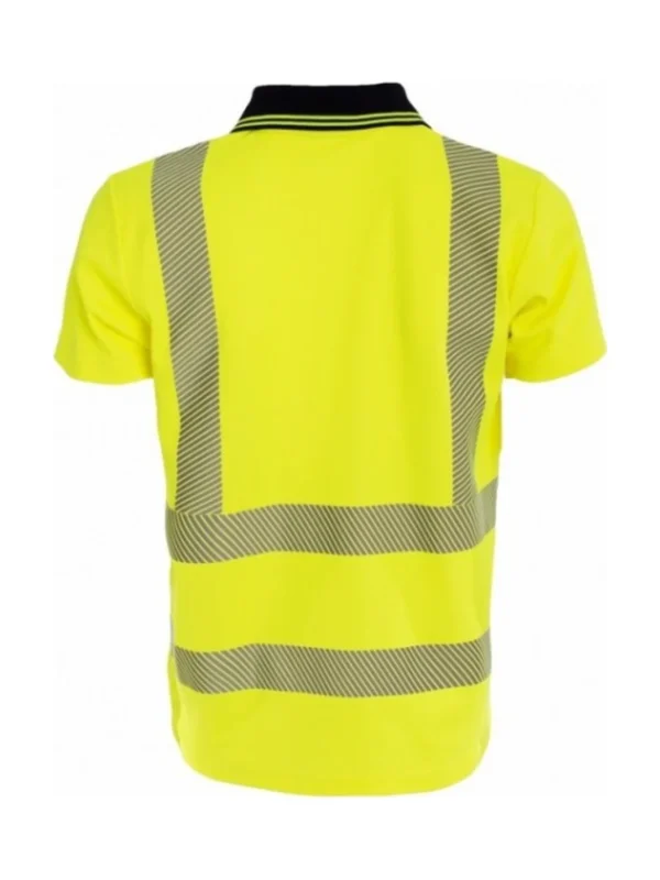 Koszulka robocza polo BoSafety Hi-vis Klasa 2 elementy odblaskowe zółta