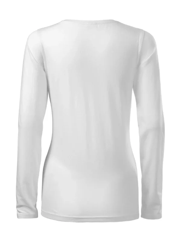 Koszulka slim-fit bawełniana damska Slim Malfini biała