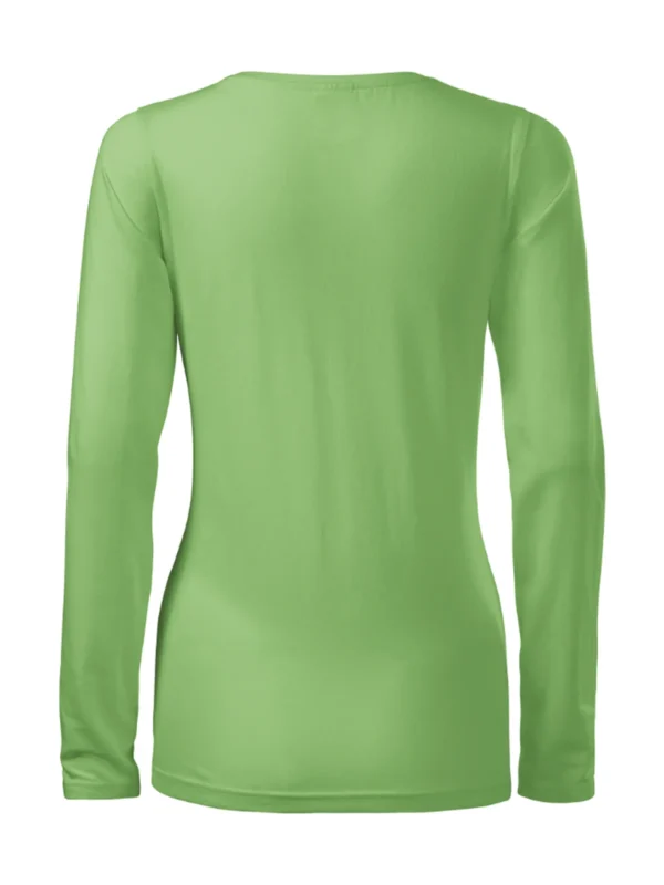 Koszulka slim-fit bawełniana damska Slim Malfini jasnozielona