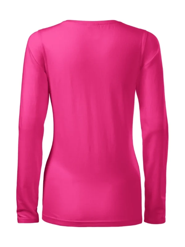 Koszulka slim-fit bawełniana damska Slim Malfini purpurowa