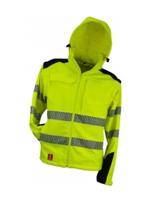 Kurtka robocza 2w1 kamizelka Urgent softshell ostrzegawcza HV żółta