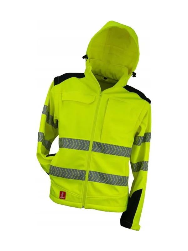 Kurtka robocza 2w1 kamizelka Urgent softshell ostrzegawcza HV żółta