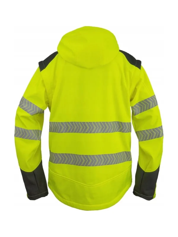 Kurtka robocza 2w1 kamizelka Urgent softshell ostrzegawcza HV żółta