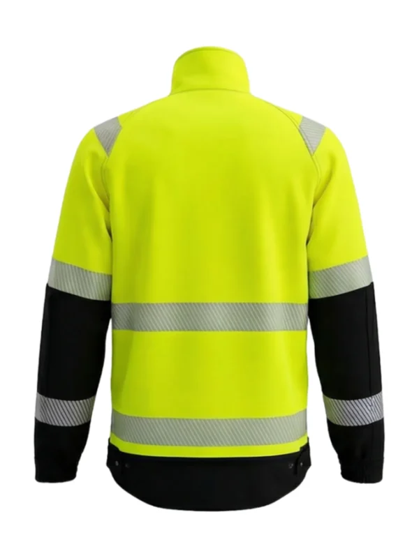 Kurtka robocza BoSafety JK-COMBO-C2- komfort bawełny i elastyczność technologii stretch HI-VIS ostrzegawcza zółta