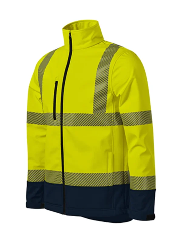 Kurtka robocza ostrzegawcza softshell Malfini Drop zółta
