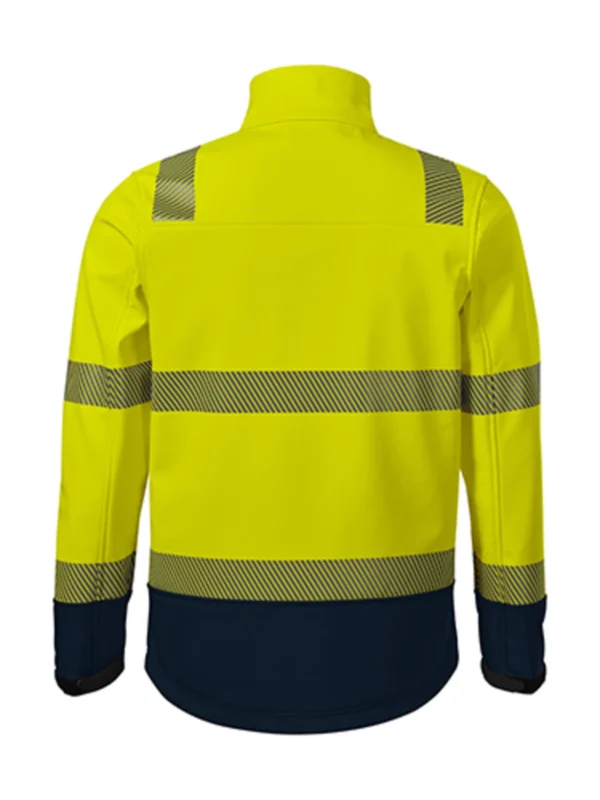 Kurtka robocza ostrzegawcza softshell Malfini Drop zółta