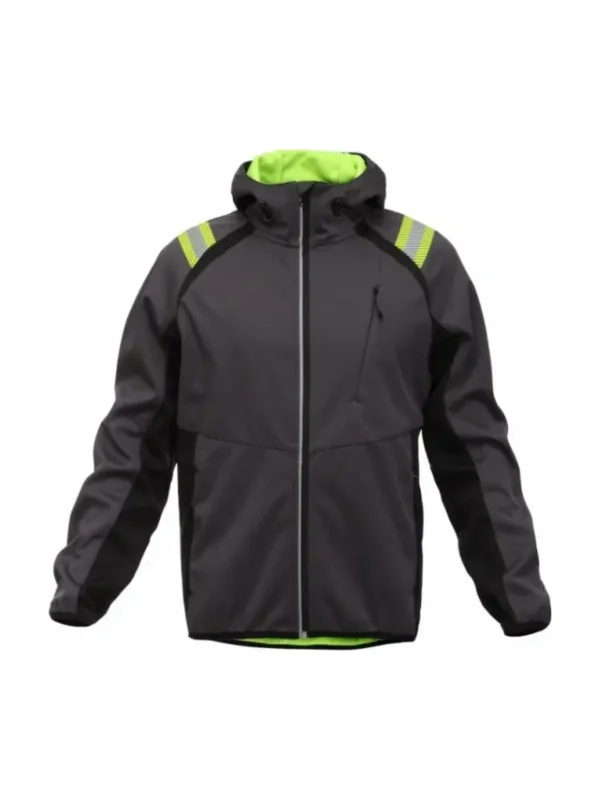Kurtka robocza softshell funkcjonalna TOPEK BoSafety czarna
