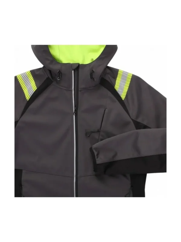 Kurtka robocza softshell funkcjonalna TOPEK BoSafety czarna