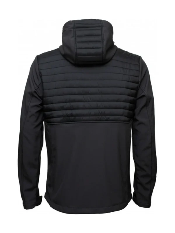 Kurtka robocza softshell hybrydowa Bosafety Roxon ciemnoszary-czarny