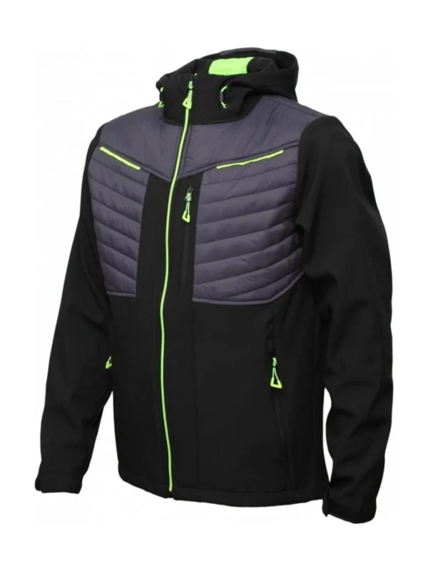 Kurtka robocza softshell hybrydowa Bosafety Roxon granatowo-czarny
