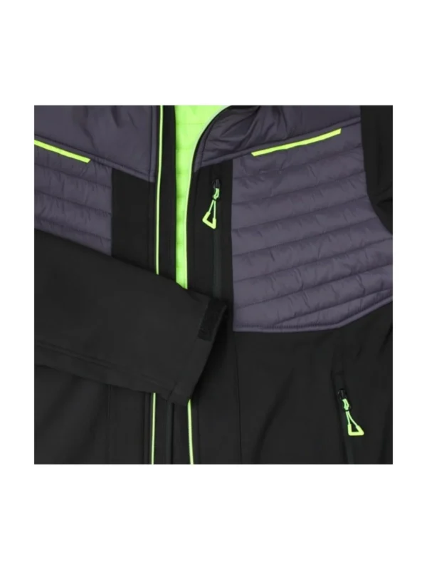Kurtka robocza softshell hybrydowa Bosafety Roxon granatowo-czarny