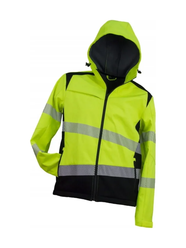 Kurtka robocza Urgent softshell odblaskowa ostrzegawcza LX19283