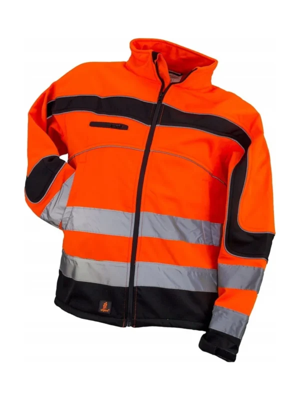 Kurtka robocza Urgent softshell odblaskowa pomarańczowa HV