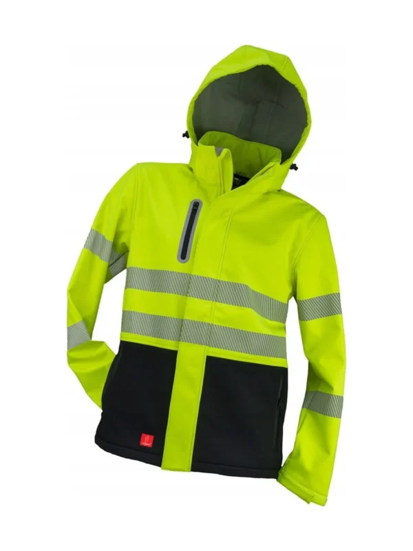 Kurtka robocza Urgent softshell ostrzegawcza HV żółta