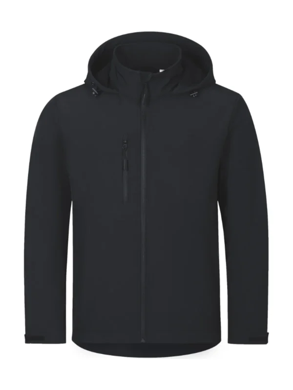 Kurtka softshell 4-way stretch Malfini Trail ciemnoszara