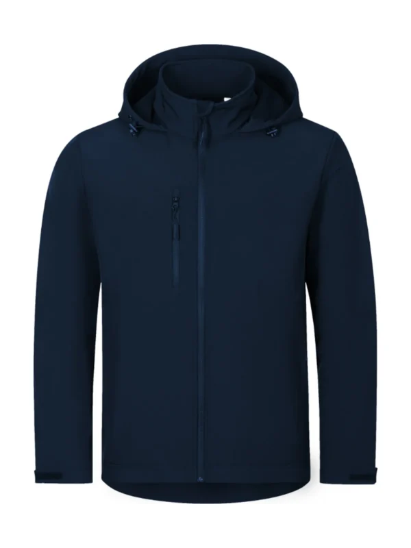 Kurtka softshell 4-way stretch Malfini Trail granatowa