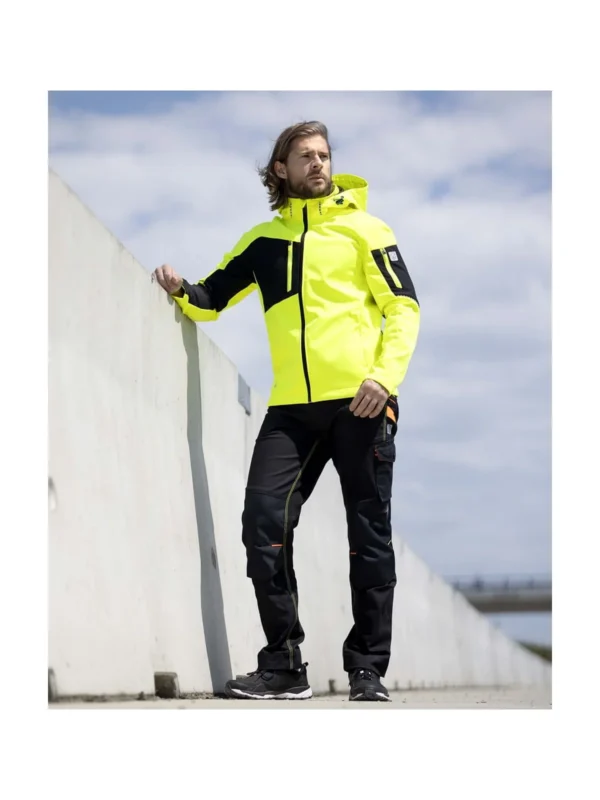 Kurtka softshell ARDON® Cityconic® Hi-Vis żółta ostrzegawcza