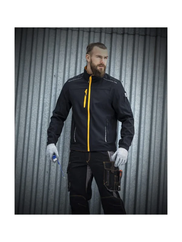 Kurtka softshell ARDON® Vision czarno-pomarańczowa