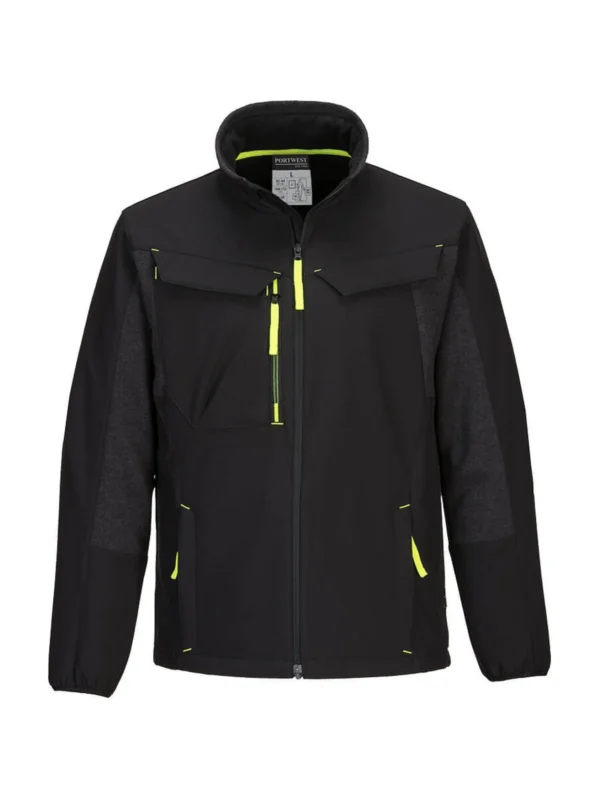 Kurtka softshell czarna WX3 ECO Portwest T753