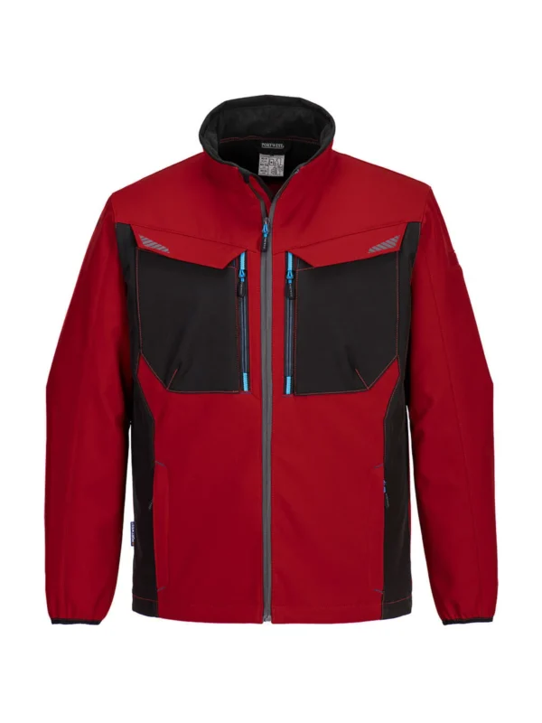 Kurtka softshell czerwona WX3 Portwest T750
