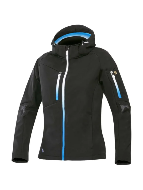 Kurtka softshell damska ARDON® Creatron® czarno-niebieska