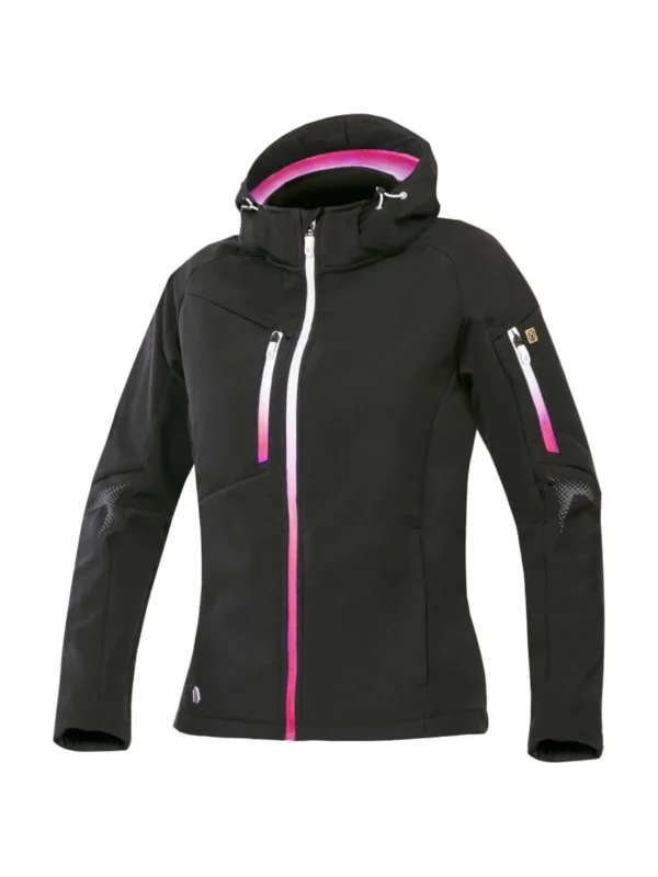 Kurtka softshell damska ARDON® Creatron® czarno-różowa
