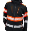 Kurtka softshell outdorr odblaski pomarańcz Urgent 931