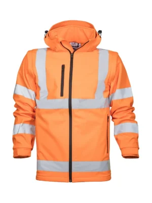 Kurtka softshellowa ARDON® REF501 HiViz pomarańczowa ostrzegawcza