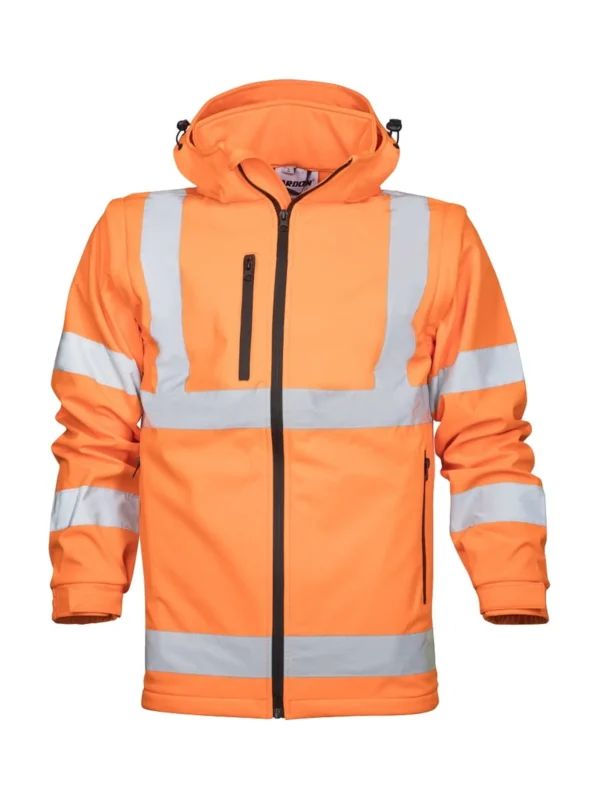 Kurtka softshellowa ARDON® REF501 HiViz pomarańczowa ostrzegawcza