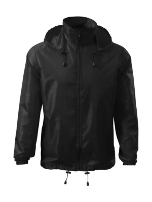 Kurtka wiatrówka przeciwdeszczowa unisex lekka Malfini Windy czarna