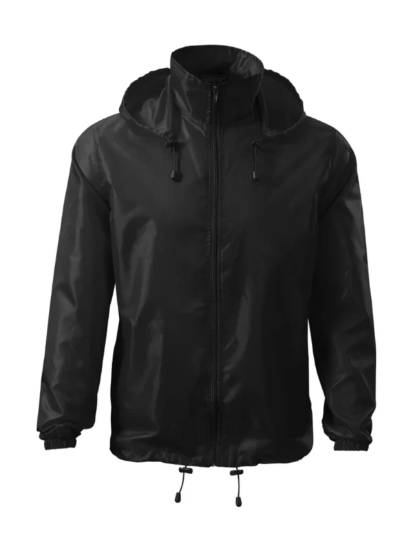 Kurtka wiatrówka przeciwdeszczowa unisex lekka Malfini Windy czarna