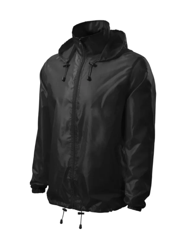 Kurtka wiatrówka przeciwdeszczowa unisex lekka Malfini Windy czarna