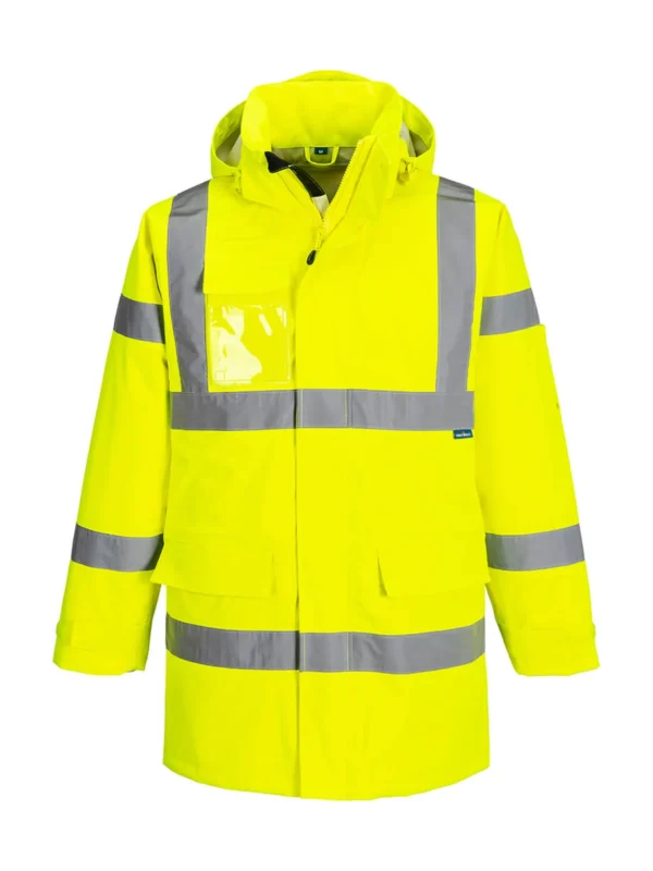 Kurtka wodoodporna ostrzegawcza żółta Extreme Rain Portwest S599