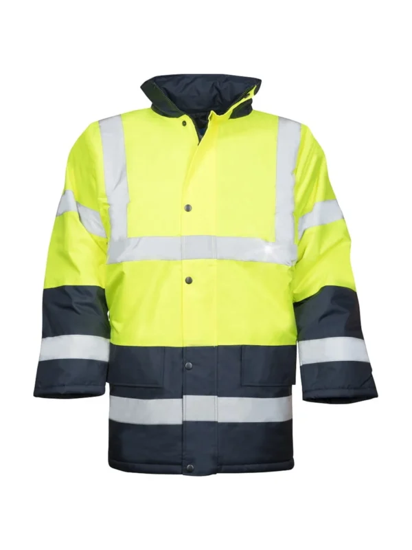 Kurtka zimowa HiViz ARDON® REF601 żółto-niebieska