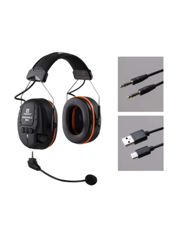 Nauszniki słuchawki wygłuszające ochronne Ardon® Earzone Pro C Bluetooth elektroniczne