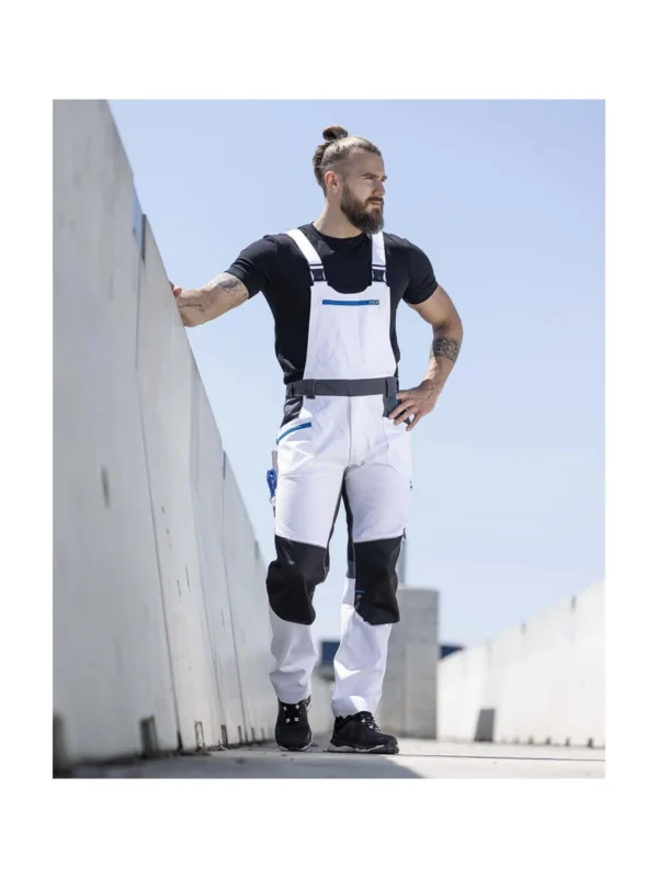 Ogrodniczki Ardon 4Xstretch® białe