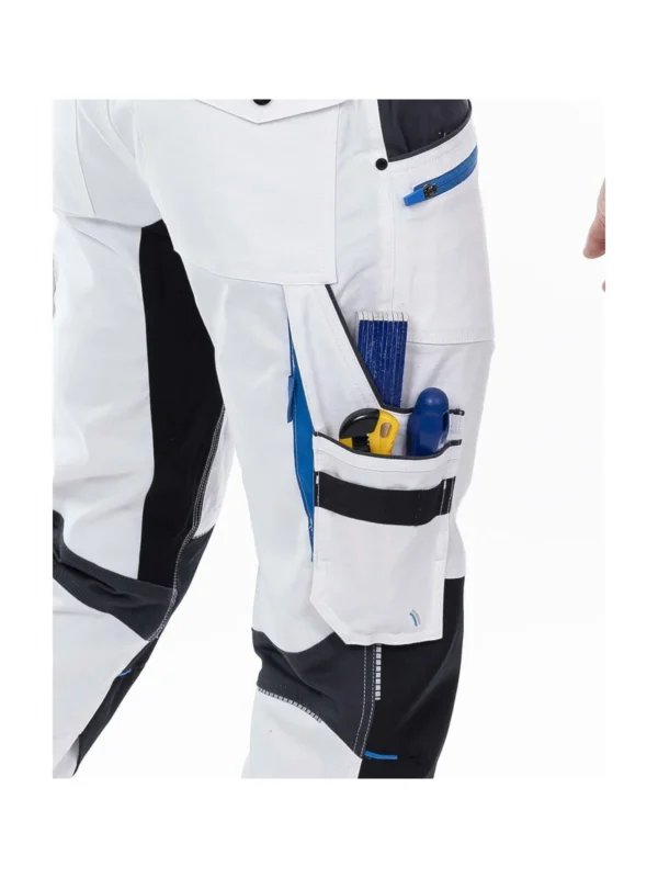 Ogrodniczki Ardon 4Xstretch® białe