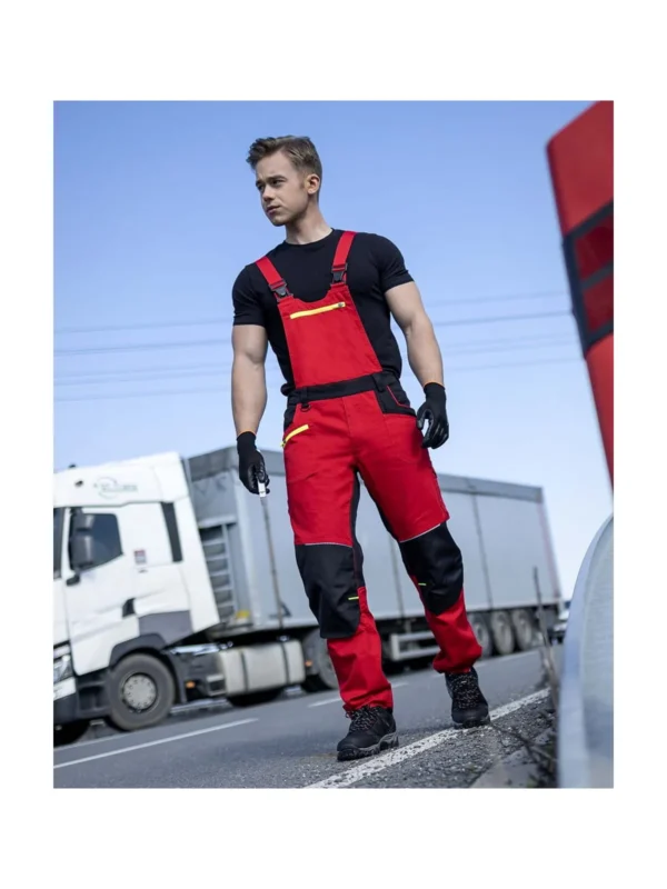 Ogrodniczki Ardon 4Xstretch® czerwone