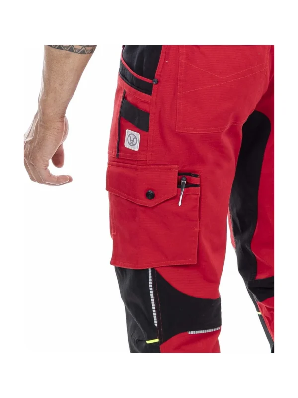 Ogrodniczki Ardon 4Xstretch® czerwone