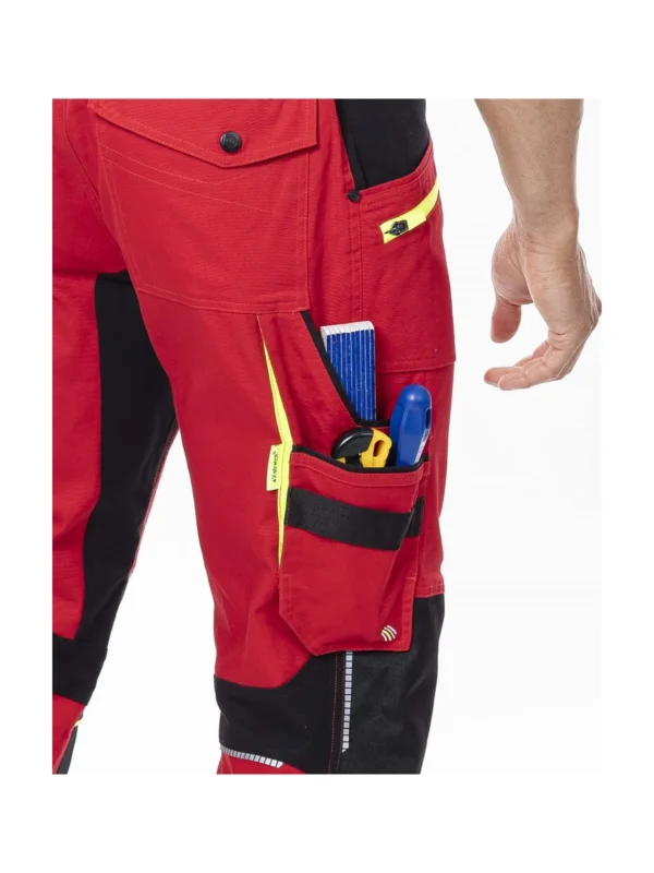 Ogrodniczki Ardon 4Xstretch® czerwone