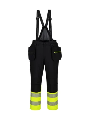 Ogrodniczki ostrzegawcze zimowe klasy 1 DX4 Żółty/Czarny Portwest DX437