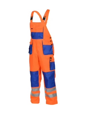 Ogrodniczki robocze ostrzegawcze pomarańczowe HV Proman Procera