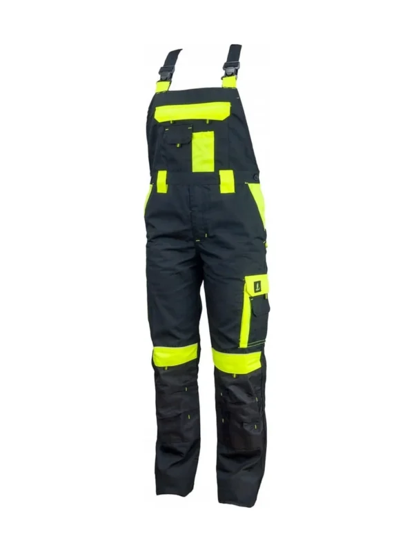 Ogrodniczki robocze Urgent URG-Y mocne czarno/żółte