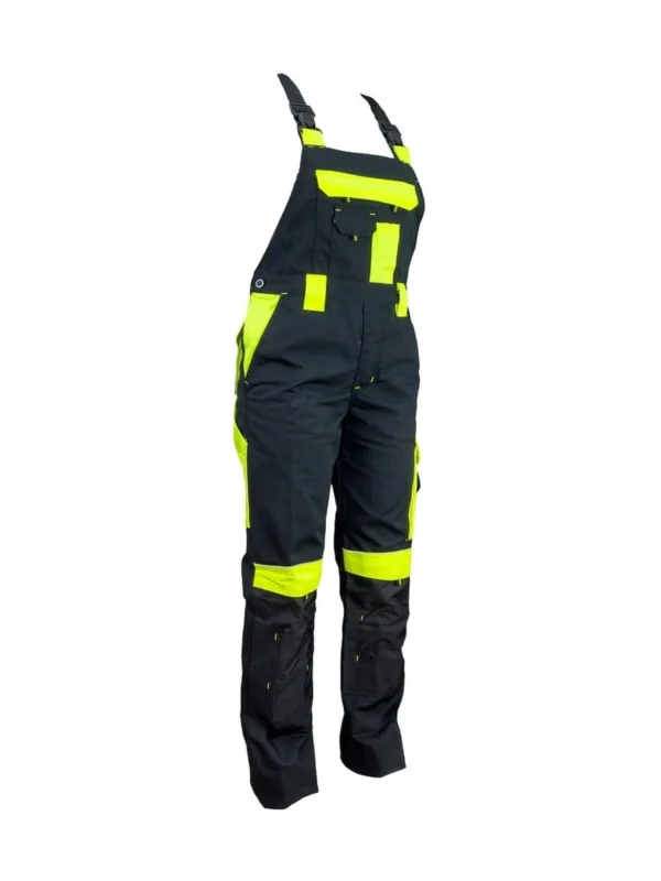 Ogrodniczki robocze Urgent URG-Y mocne czarno/żółte