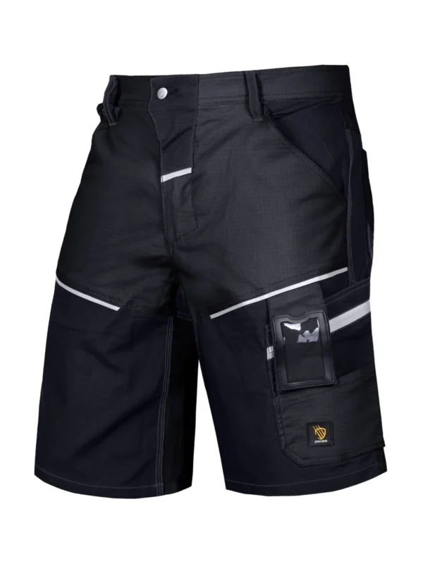 Spodenki robocze elastyczne Lander Spandex Procera czarne
