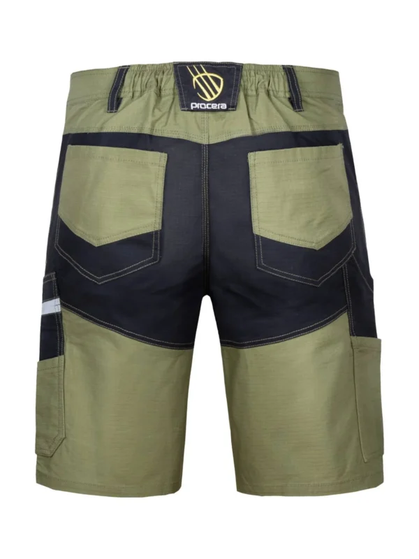 Spodenki robocze elastyczne Lander Spandex Procera zielone