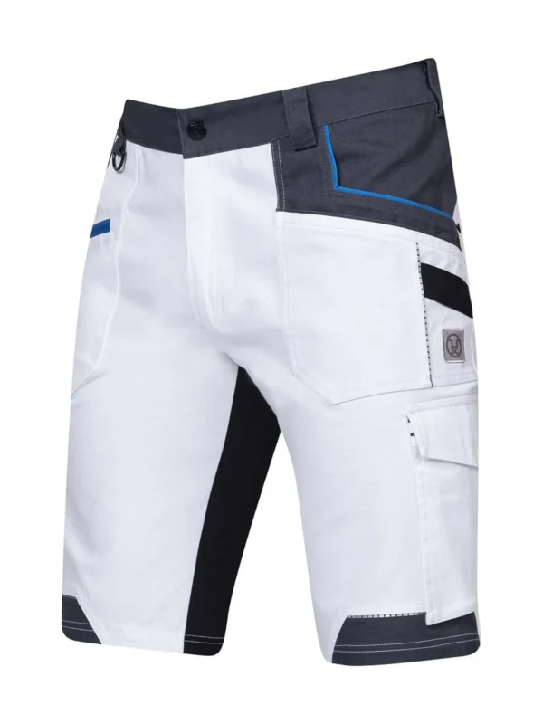 Spodenki robocze krótkie szorty Ardon® 4Xstretch® elastyczne białe