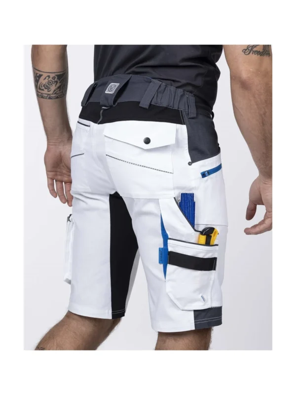 Spodenki robocze krótkie szorty Ardon® 4Xstretch® elastyczne białe