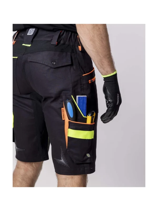 Spodenki robocze krótkie szorty Ardon® 4Xstretch® elastyczne czarne